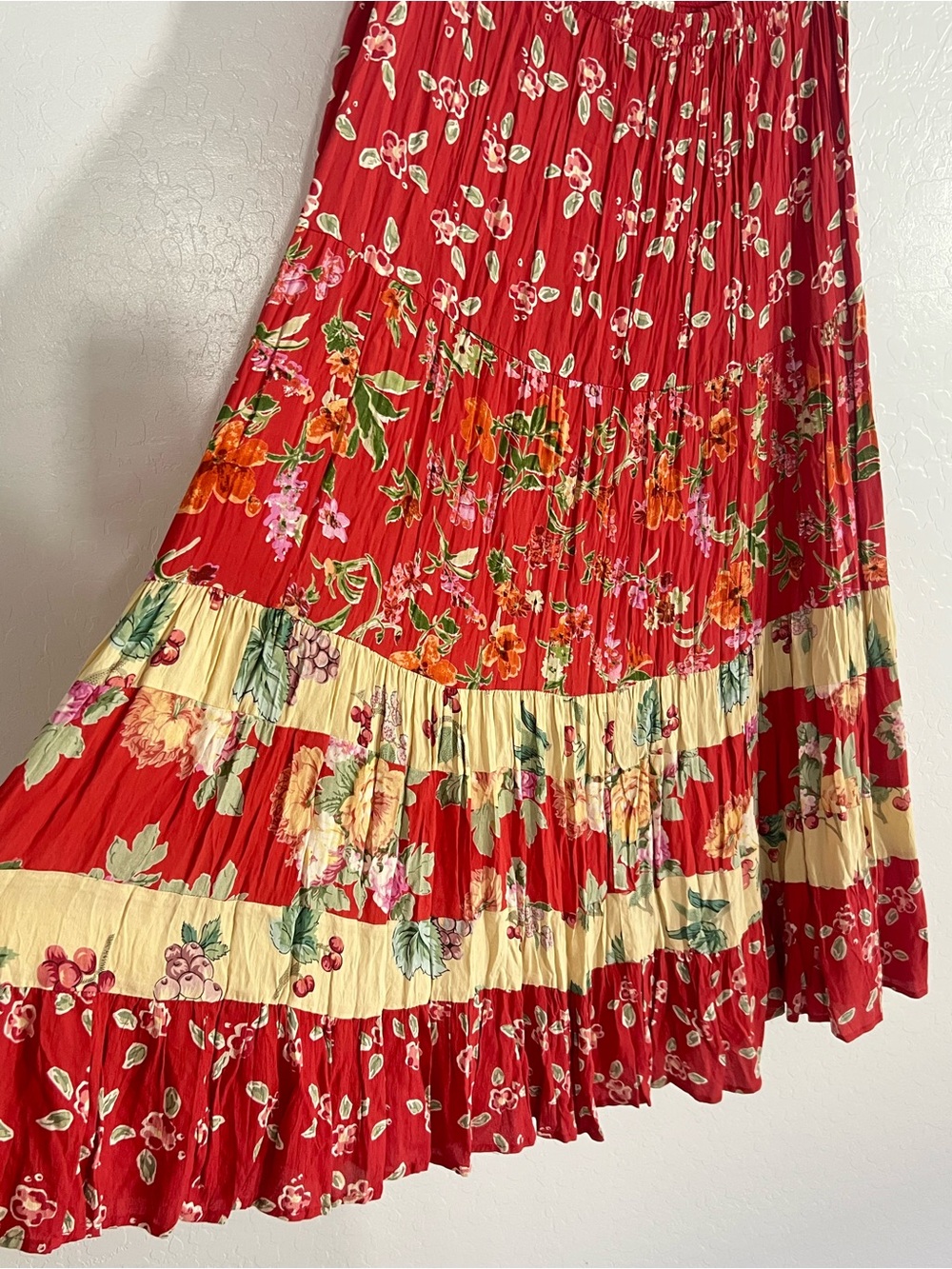 Vintage “My Boyfriend’s Back” Floral Maxi Skirt